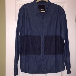 Men’s Denim button down shirt